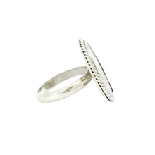 Load image into Gallery viewer, Buffalo nickel sterling silver ring with rope