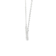 Load image into Gallery viewer, CUBIC ZIRCONIA HEART STERLING SILVER NEKLACE