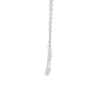 Load image into Gallery viewer, CUBIC ZIRCONIA HEART STERLING SILVER NEKLACE