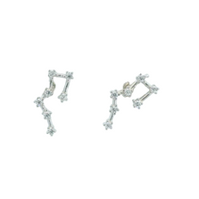 Load image into Gallery viewer, TAURUS ZODIAC CONSTELLATION EARRINGS