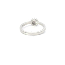 Load image into Gallery viewer, Light Blue Lab Opal Cubic Zirconia Sterling Silver Ring