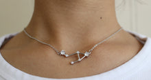 Load image into Gallery viewer, LIBRA ZODIAC CONSTELLATION NECKLACE