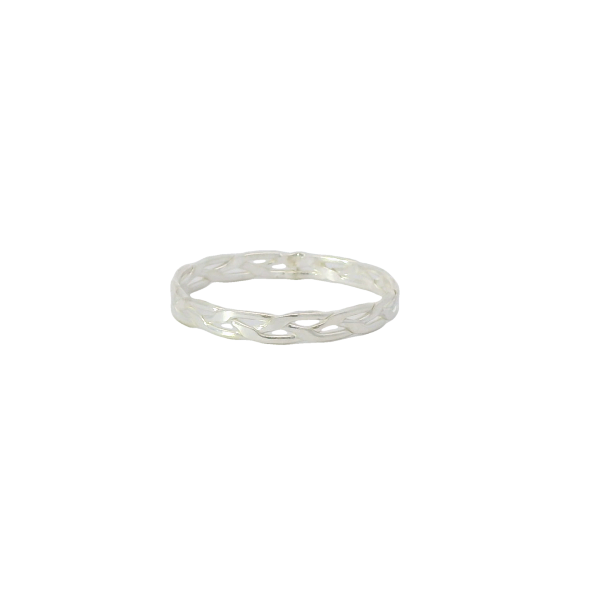 Sterling Silver braided ring