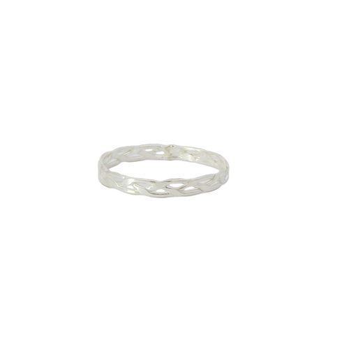 Sterling Silver braided ring