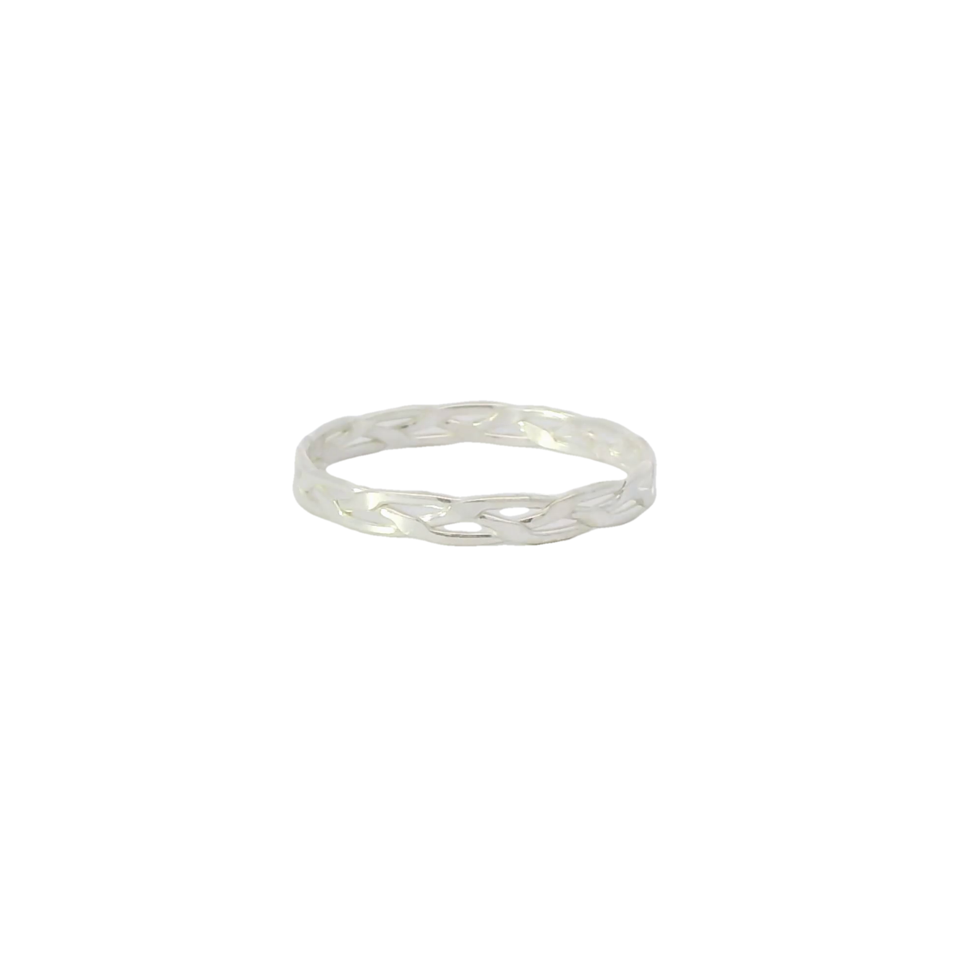 Sterling Silver braided ring