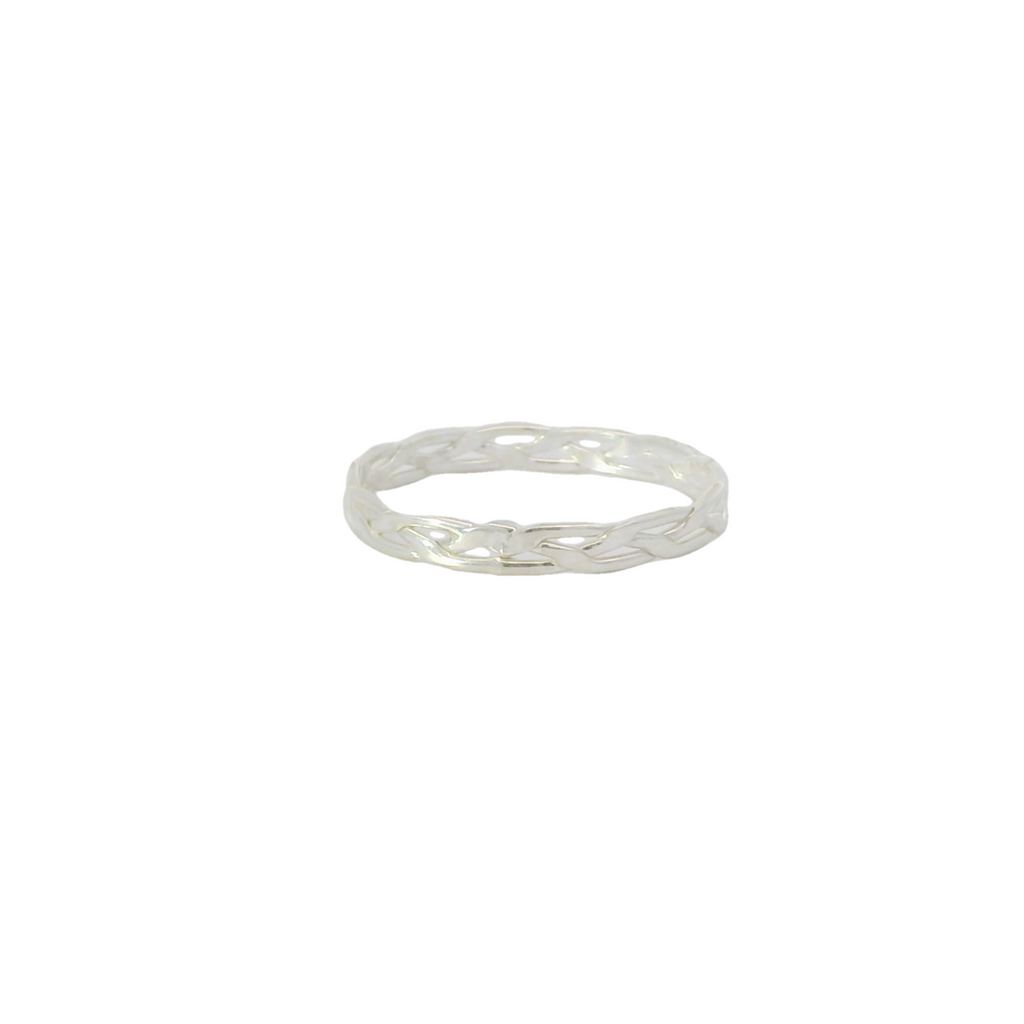 Sterling Silver braided ring