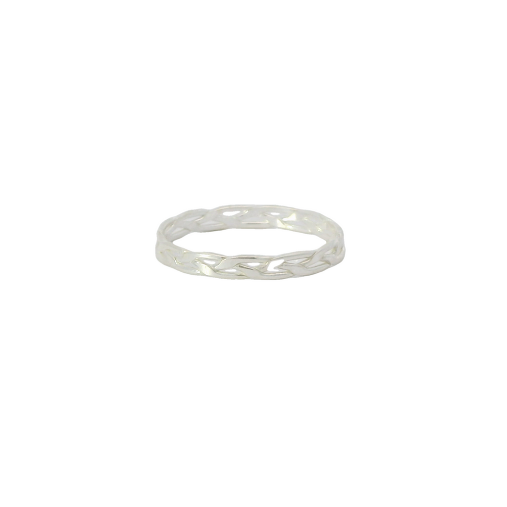 Sterling Silver braided ring