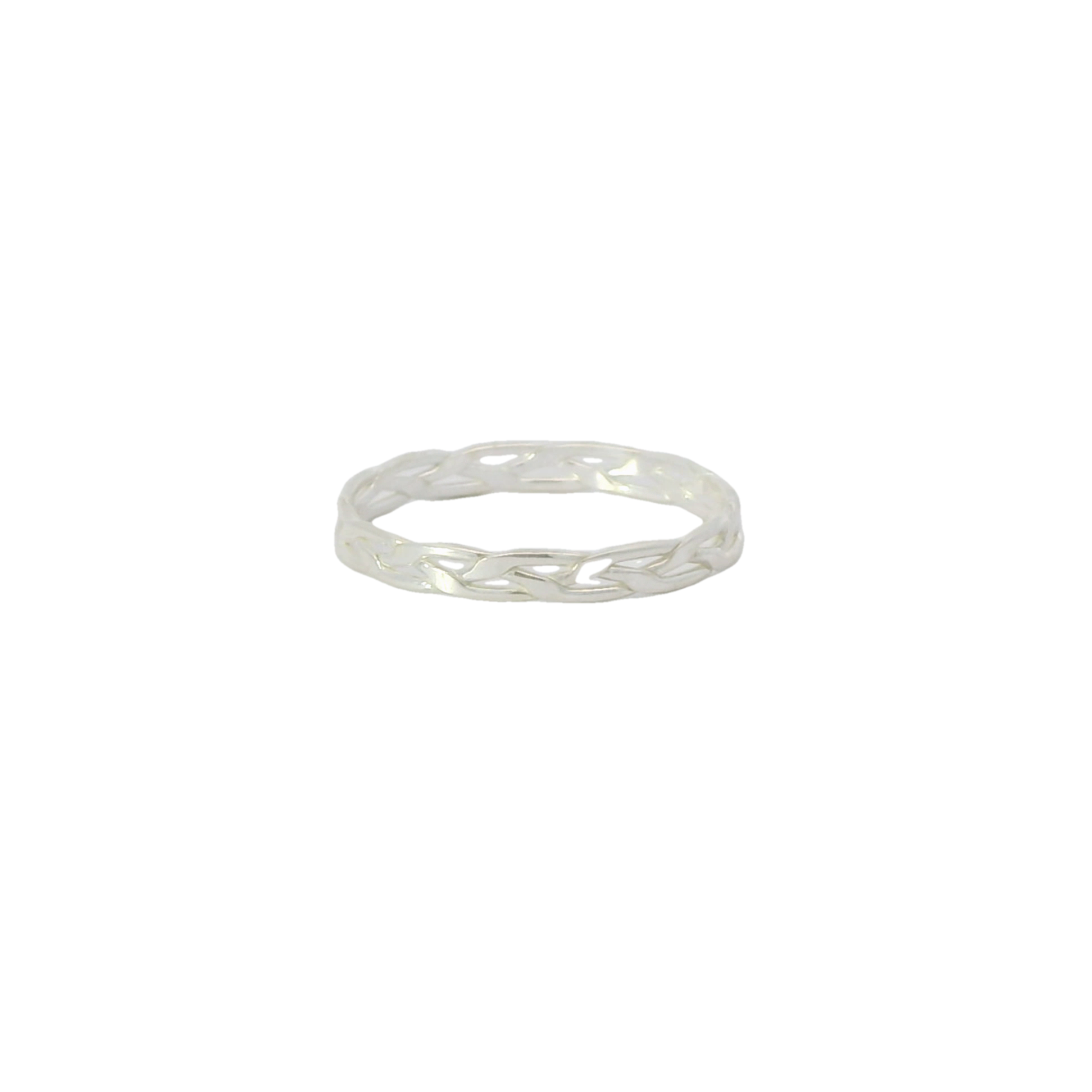 Sterling Silver braided ring
