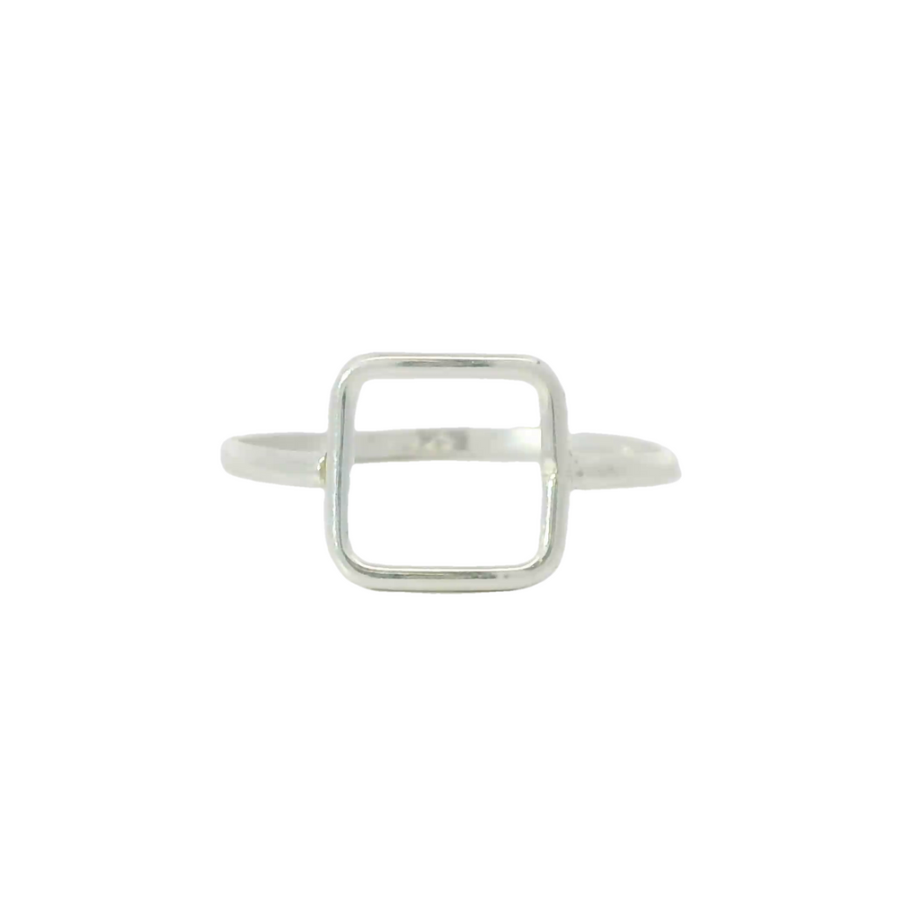 Sterling silver ring (Square)