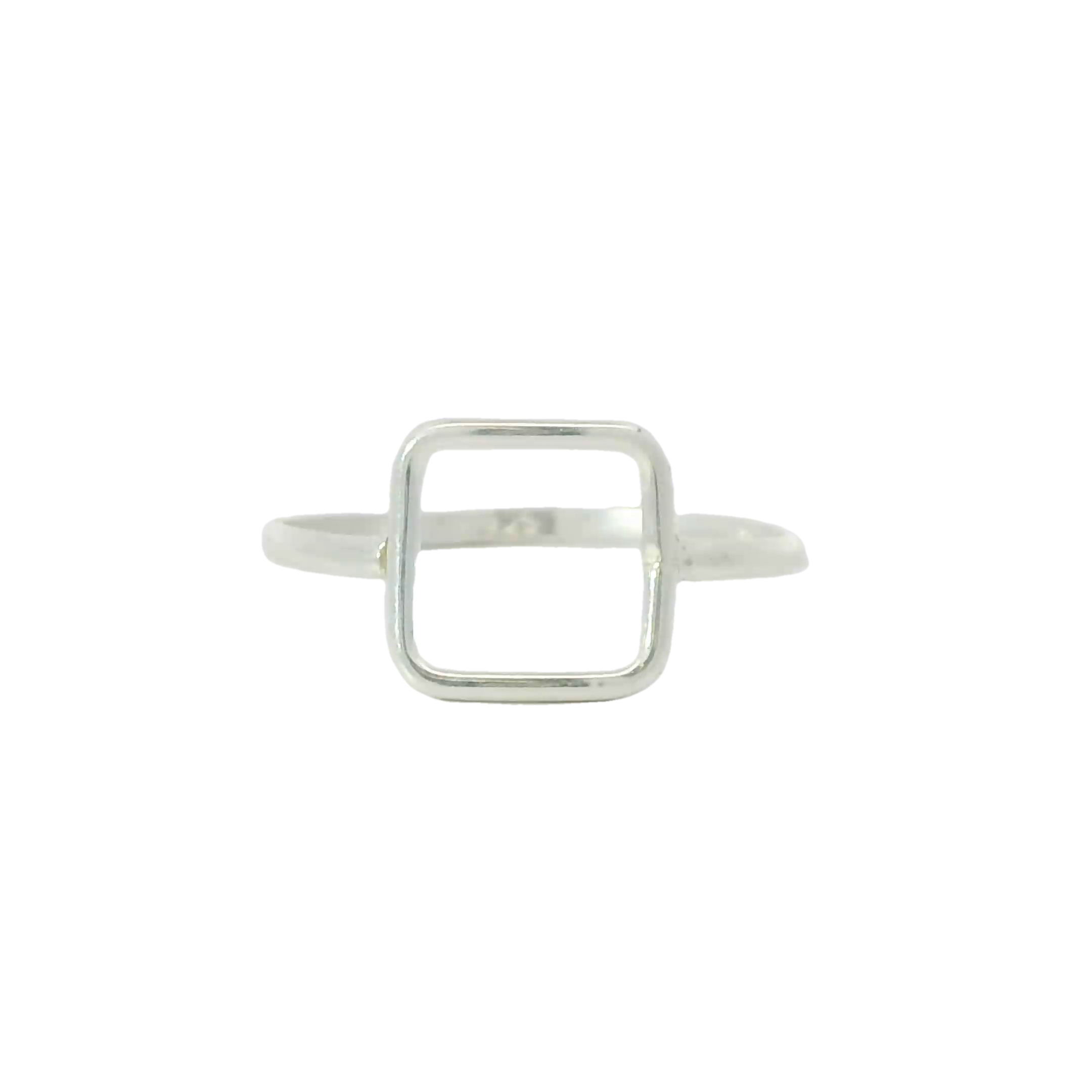 Sterling silver ring (Square)