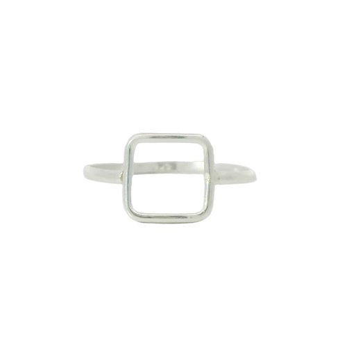 Sterling silver ring (Square)