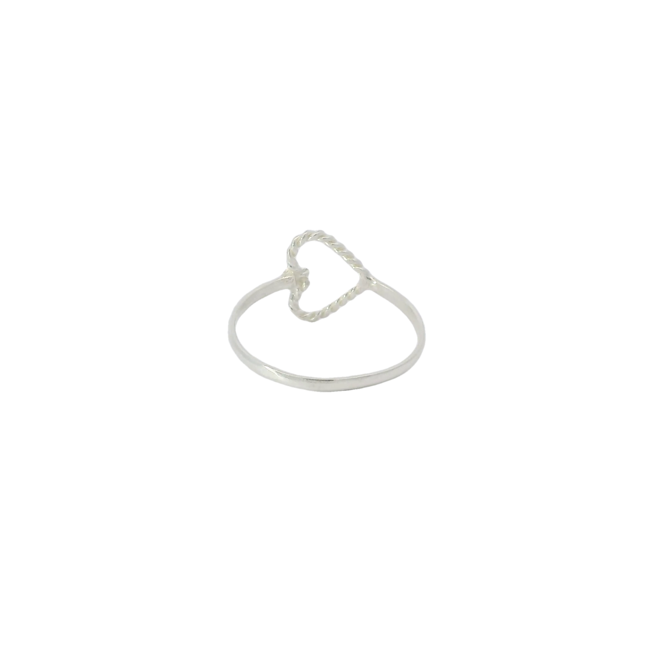 Sterling silver heart ring