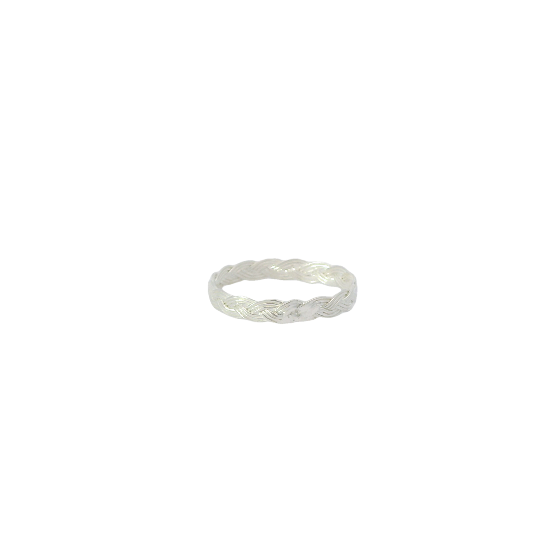 Sterling Silver braided ring