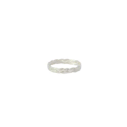 Sterling Silver braided ring