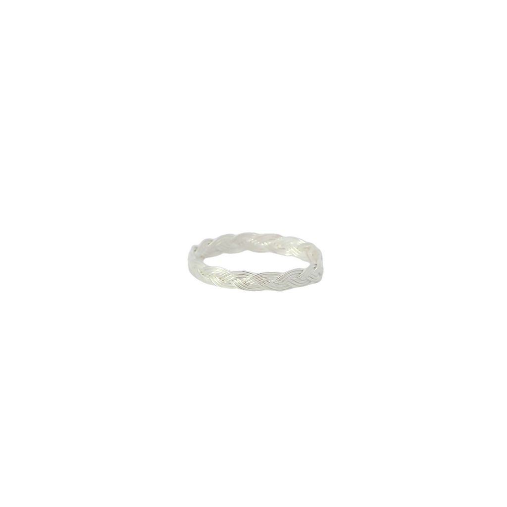 Sterling Silver braided ring