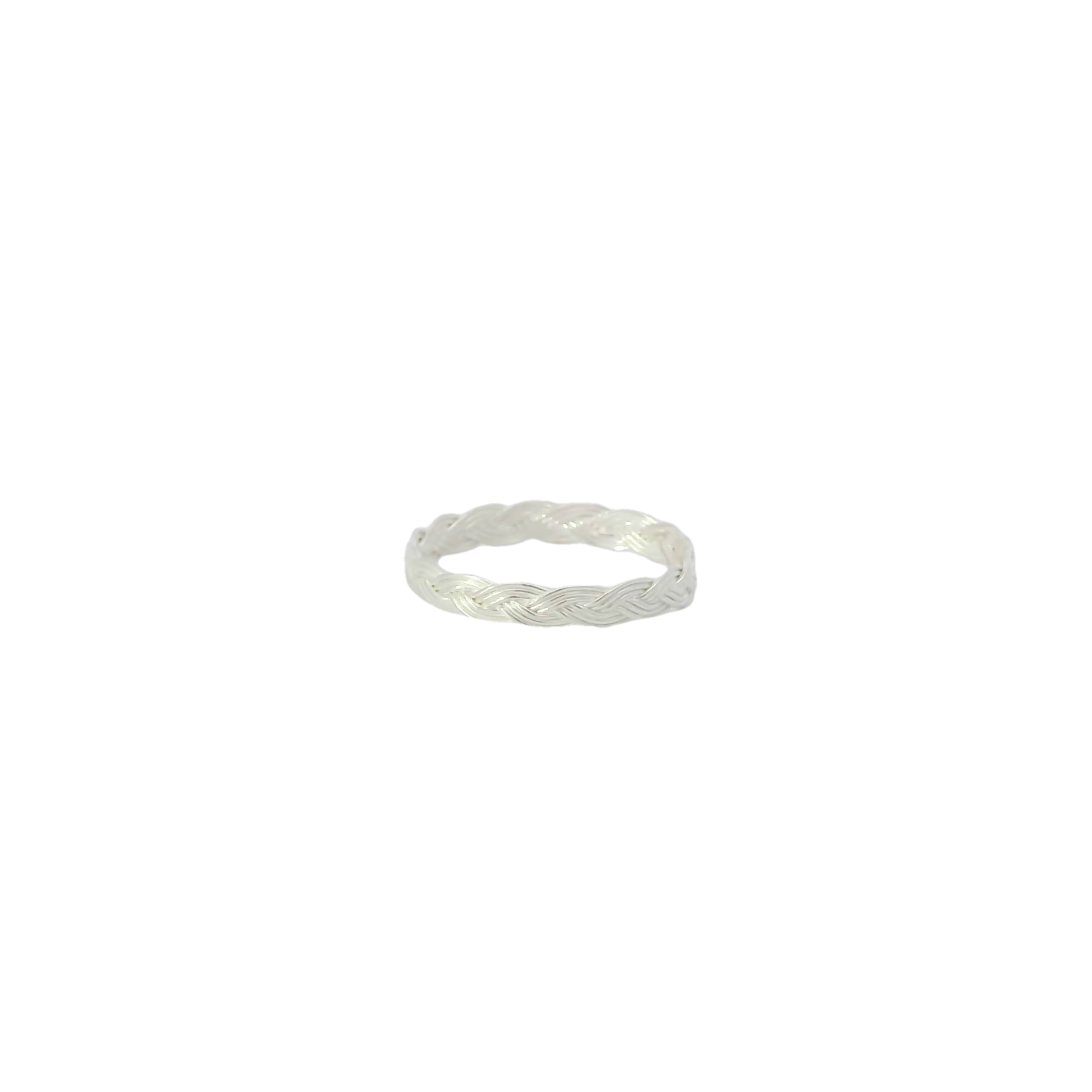 Sterling Silver braided ring