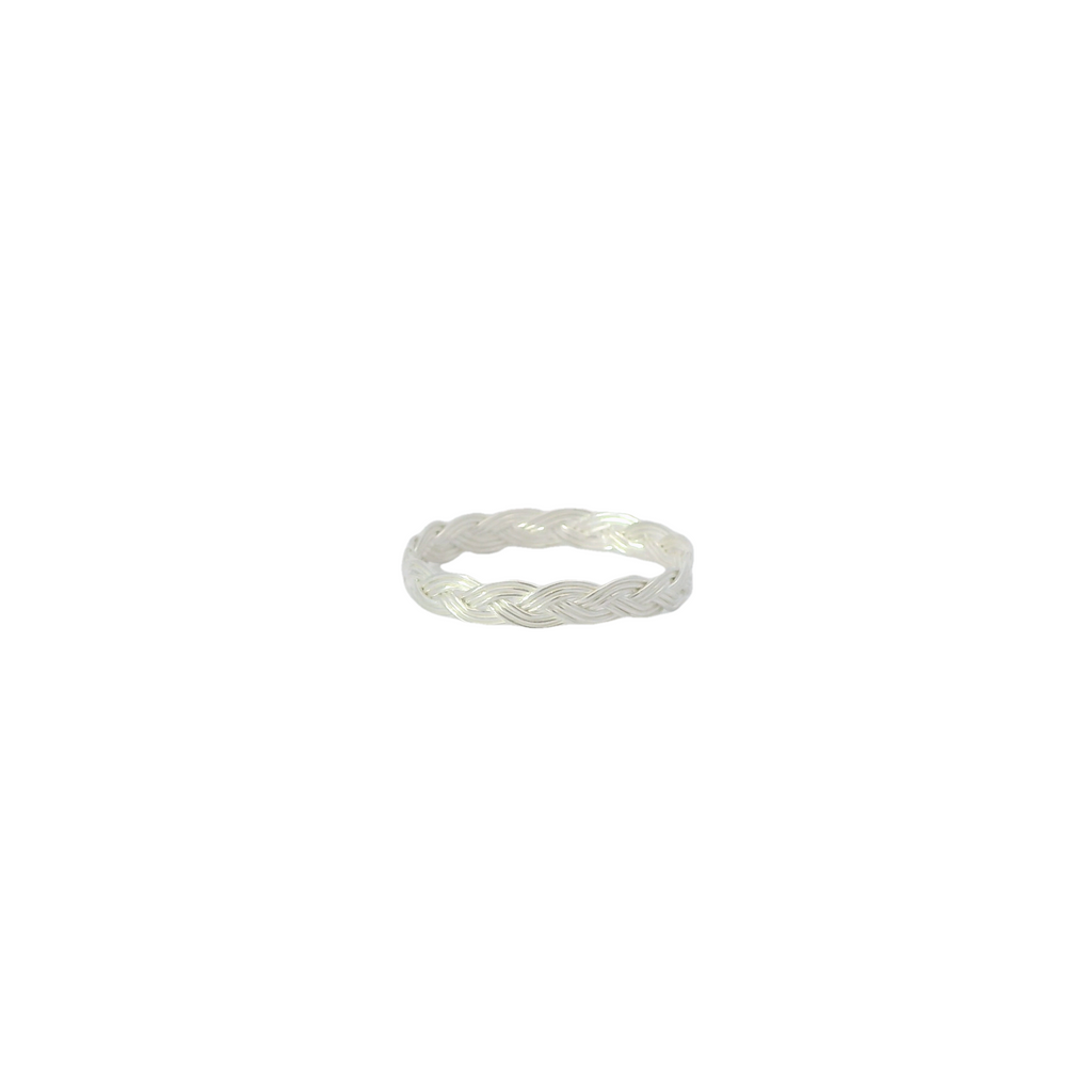 Sterling Silver braided ring