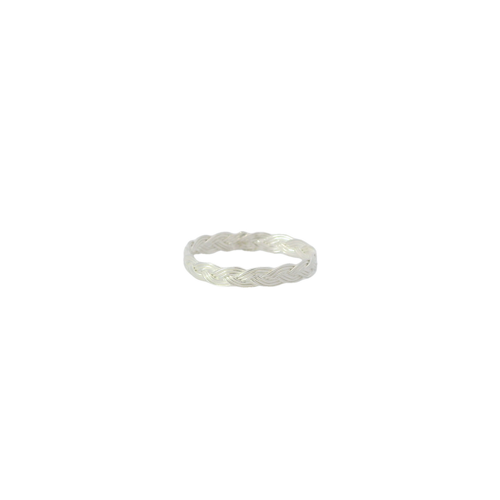 Sterling Silver braided ring