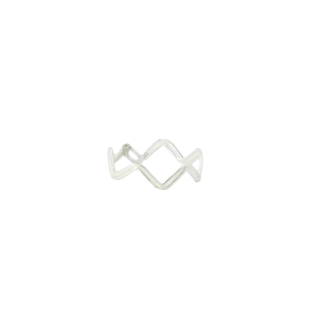 Sterling Silver Wave ring