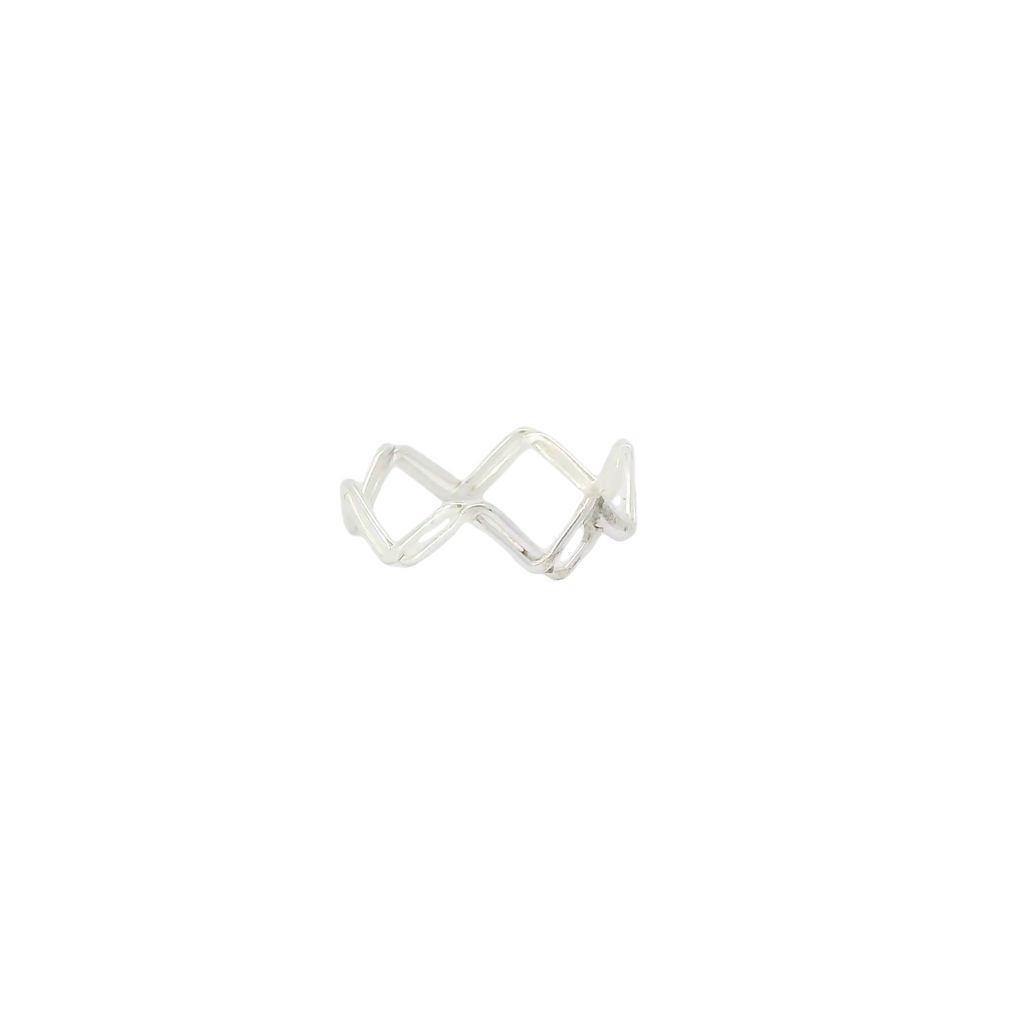Sterling Silver Wave ring