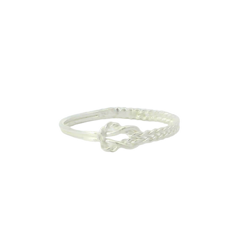Sterling silver ring (Knot)