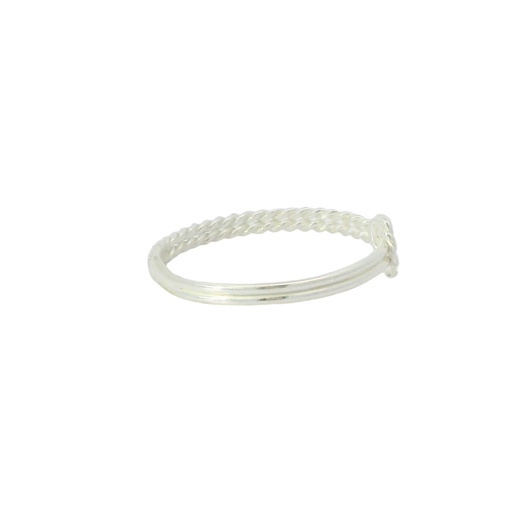 Sterling silver ring (Knot)