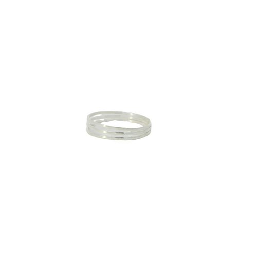 3 band Sterling Silver ring