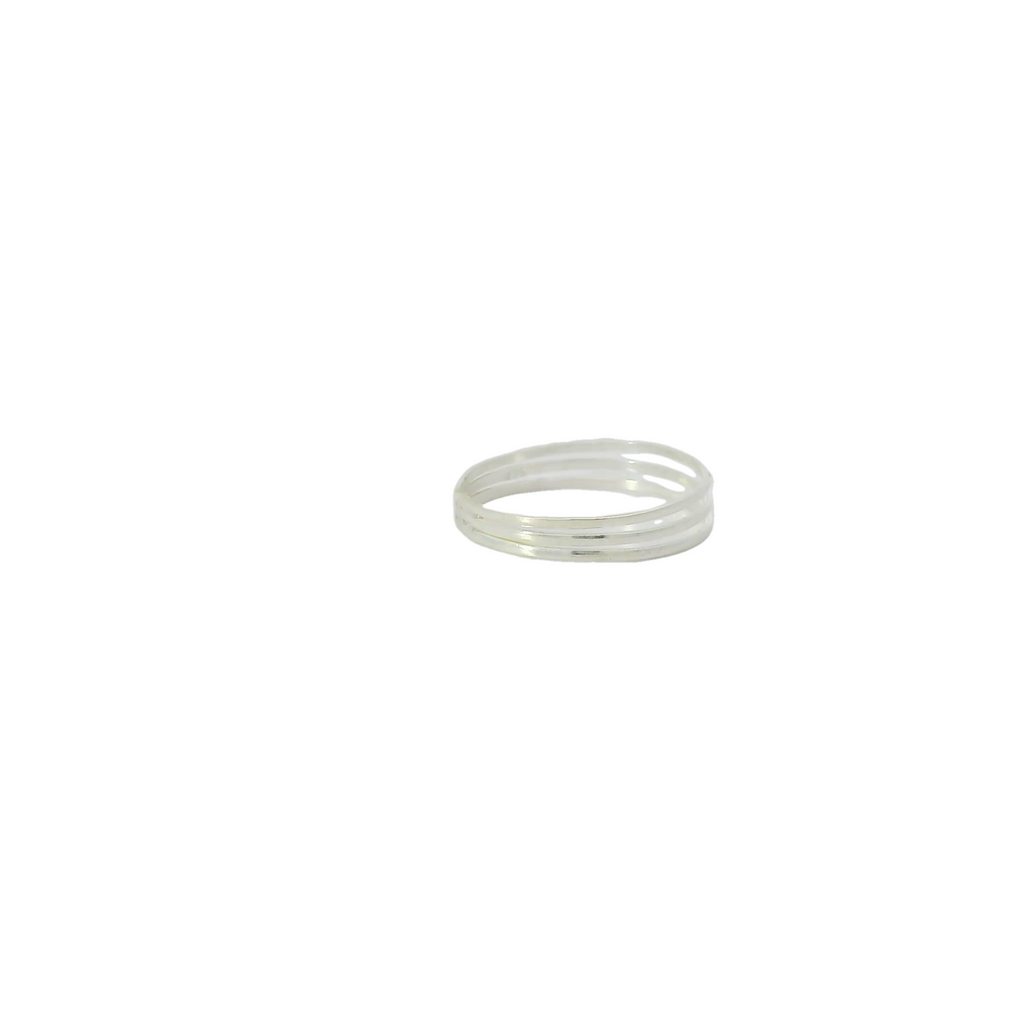 3 band Sterling Silver ring