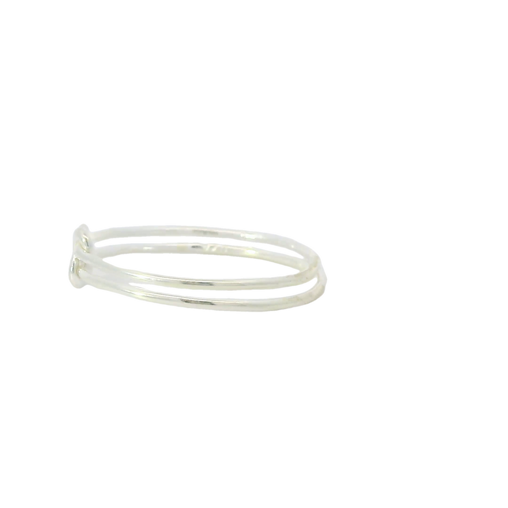 Sterling silver ring (Knot)