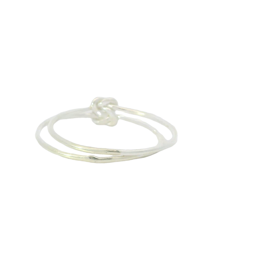 Sterling silver ring (Knot)