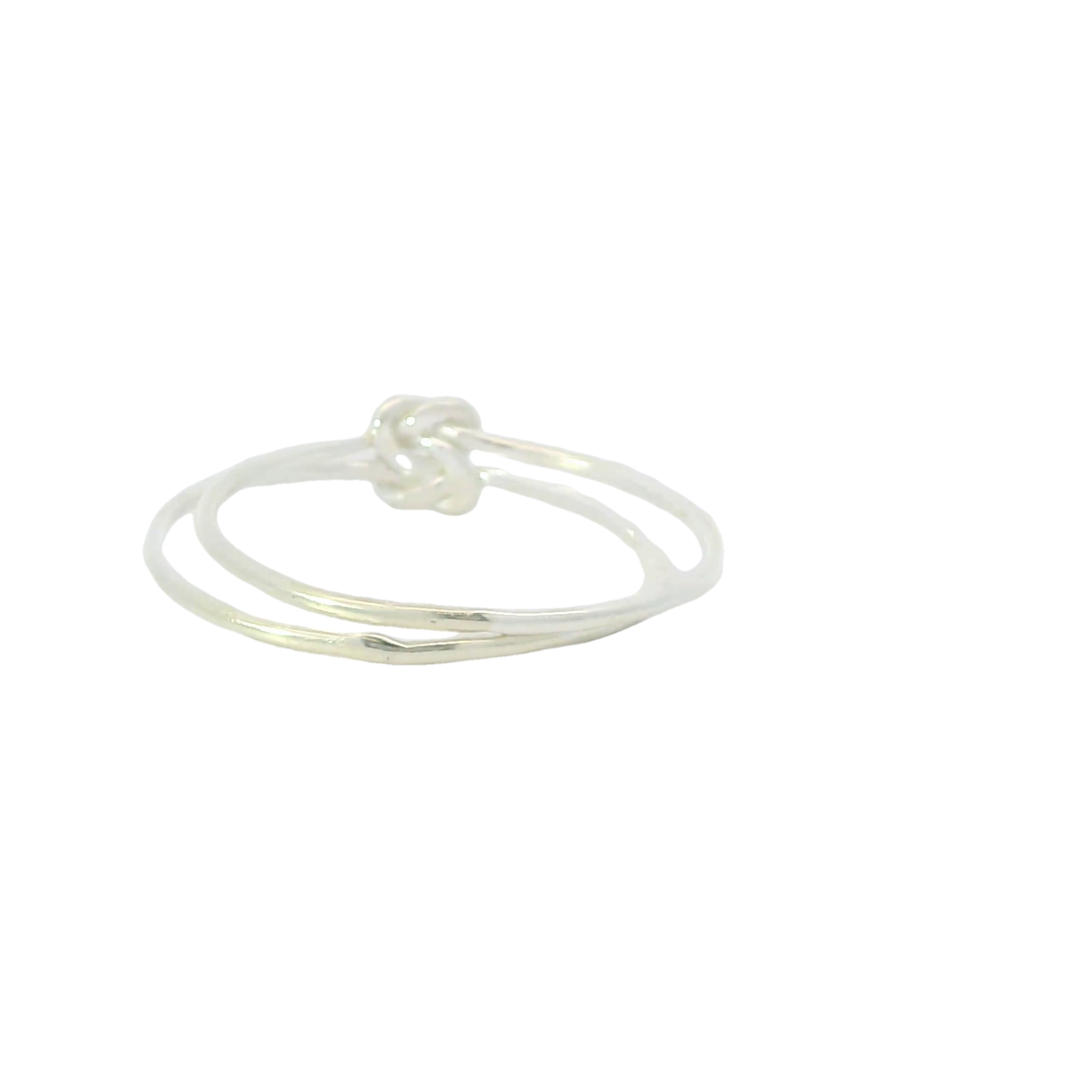 Sterling silver ring (Knot)