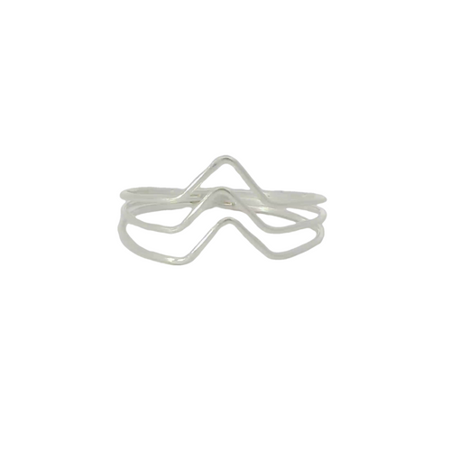 Sterling Silver ring (Wave)