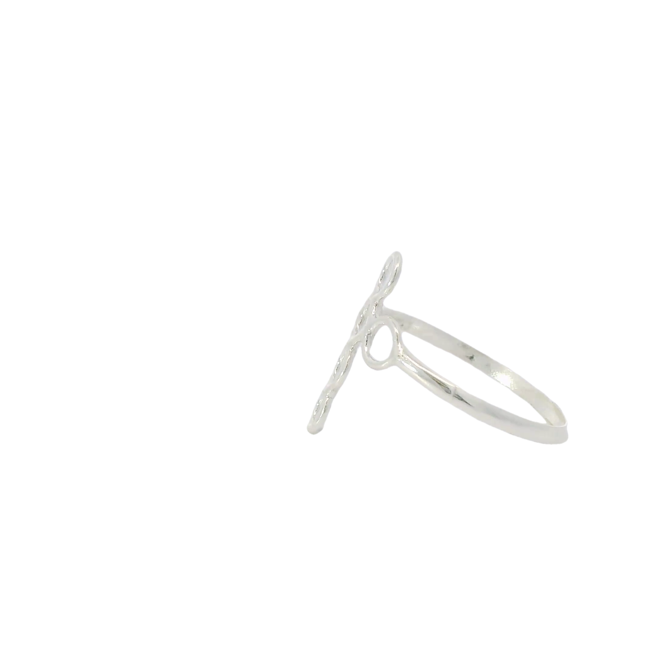 Cross Sterling Silver Ring