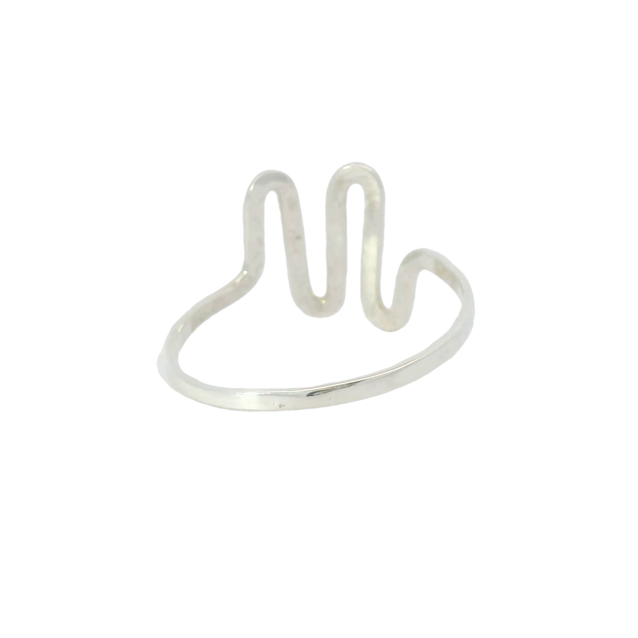 Sterling silver ring (Wave)