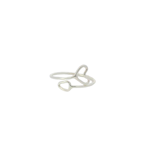 Sterling Silver Heart & Arrow ring