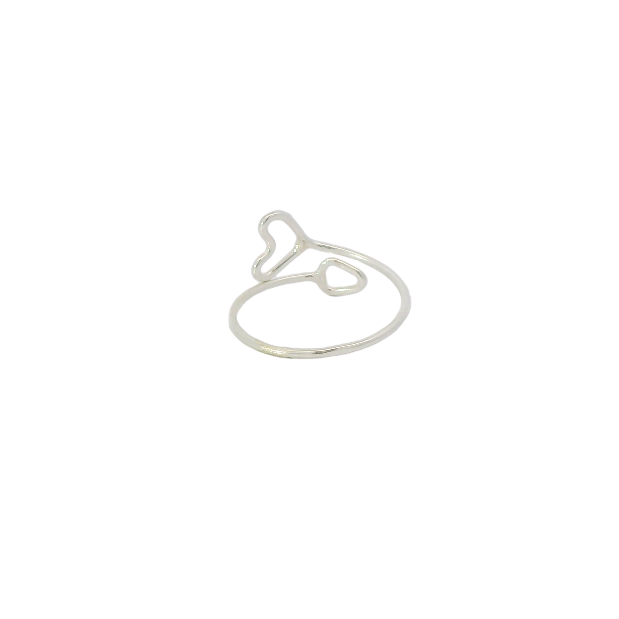Sterling Silver Heart & Arrow ring