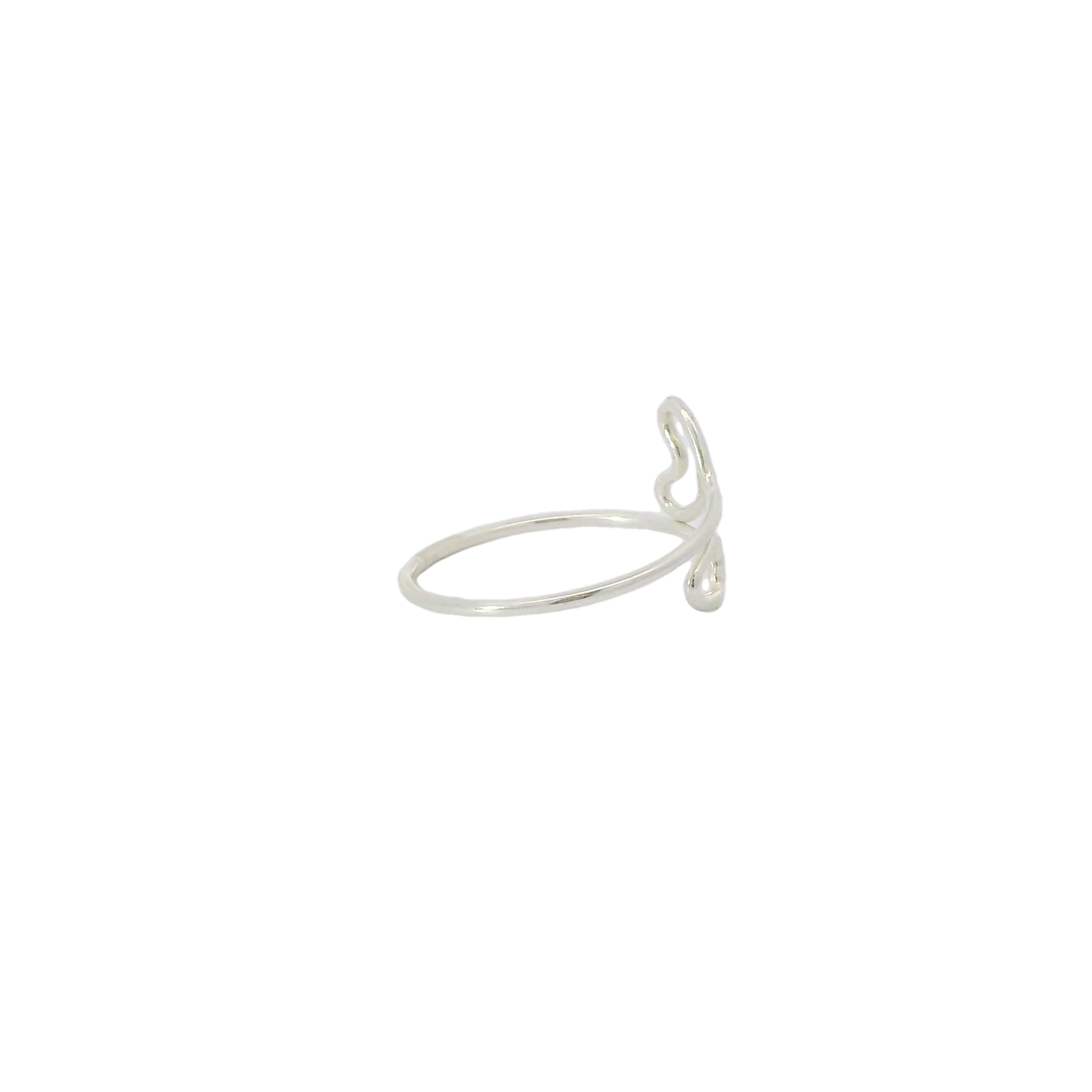 Sterling Silver Heart & Arrow ring