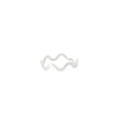 Sterling Silver Ring wavy