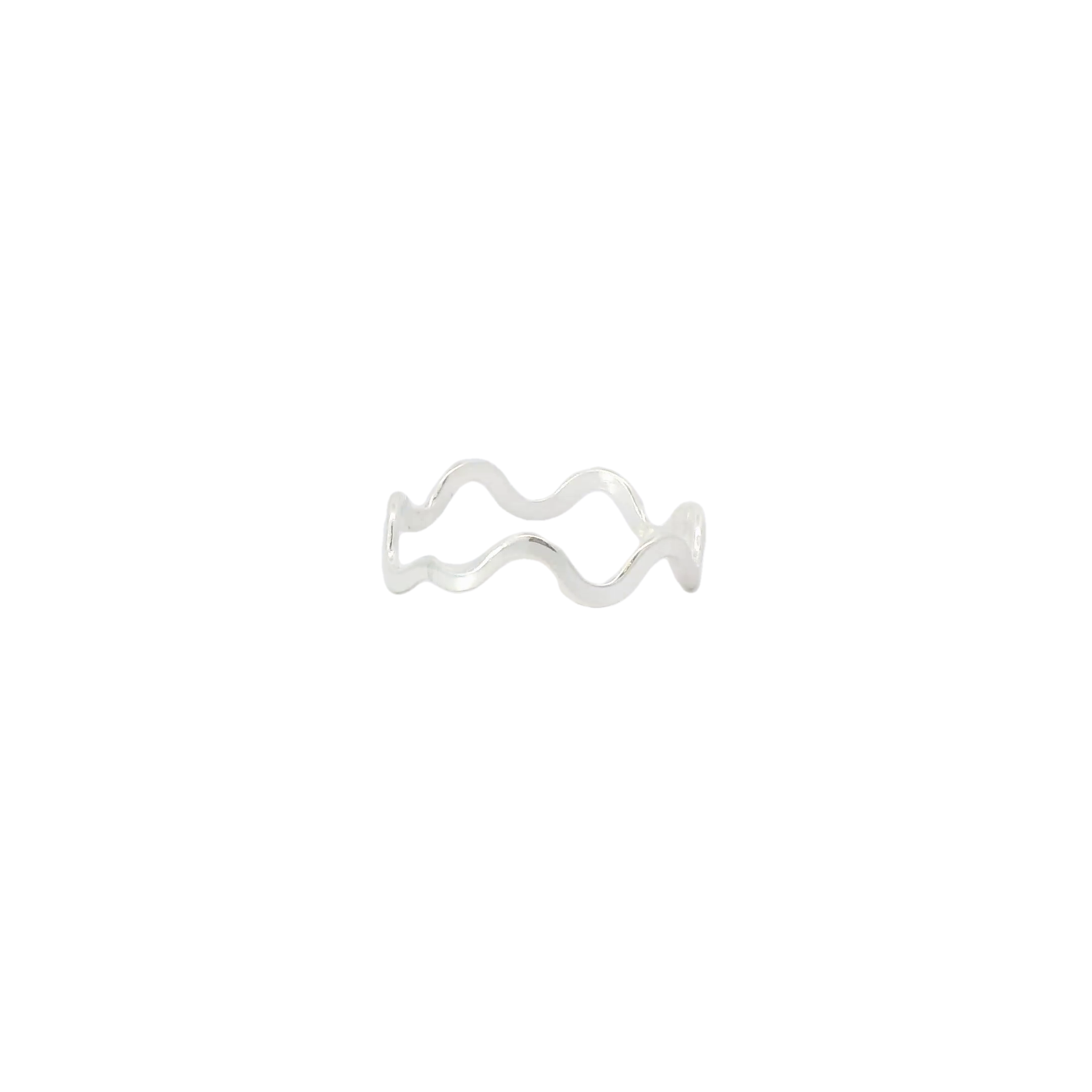 Sterling Silver Ring wavy