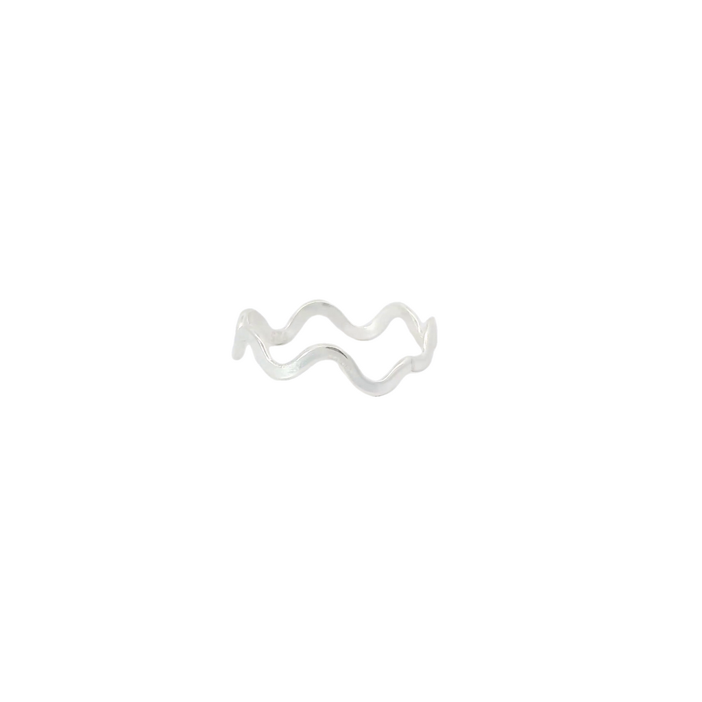 Sterling Silver Ring wavy