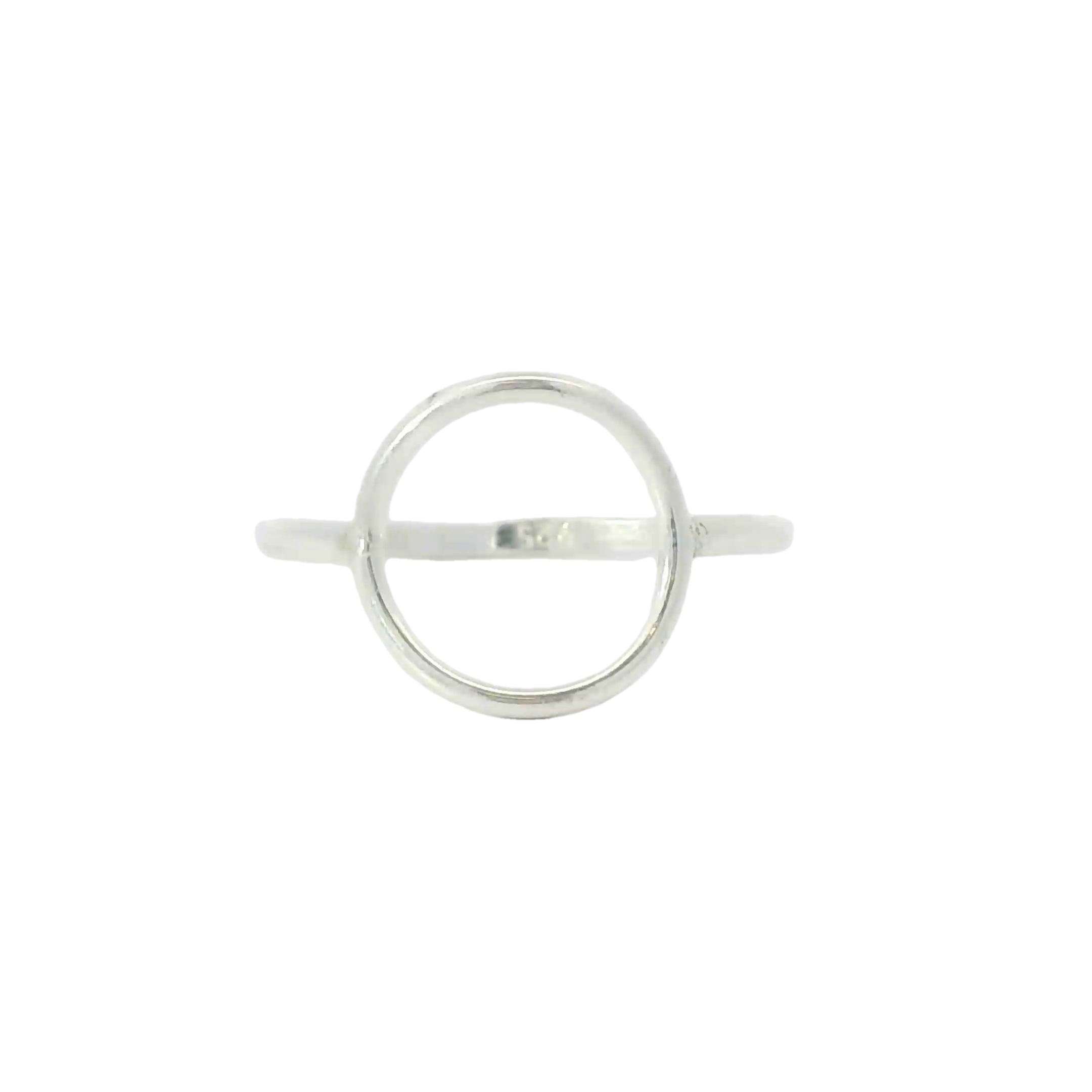 Sterling silver ring (Circle)