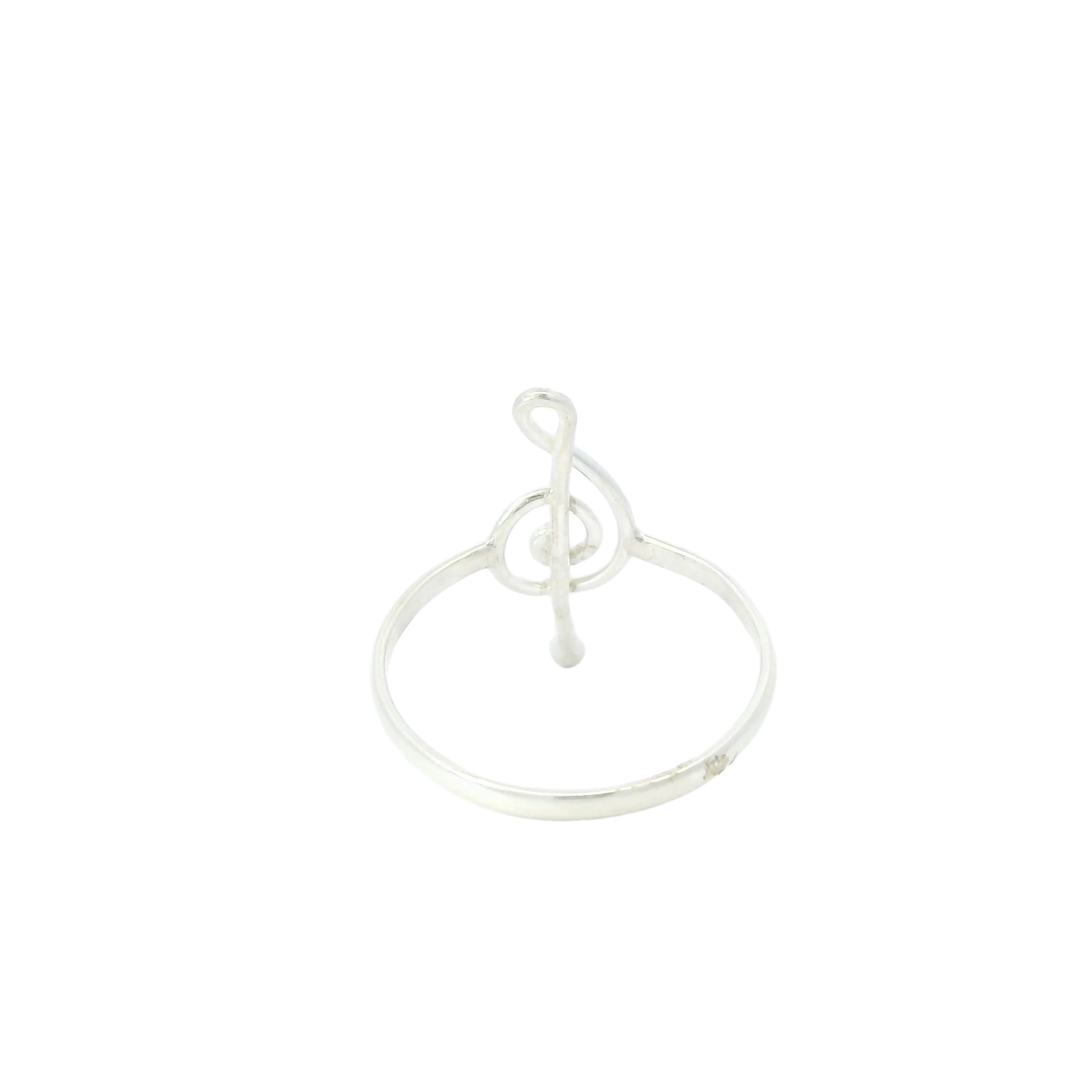 Sterling silver ring (Musical note)