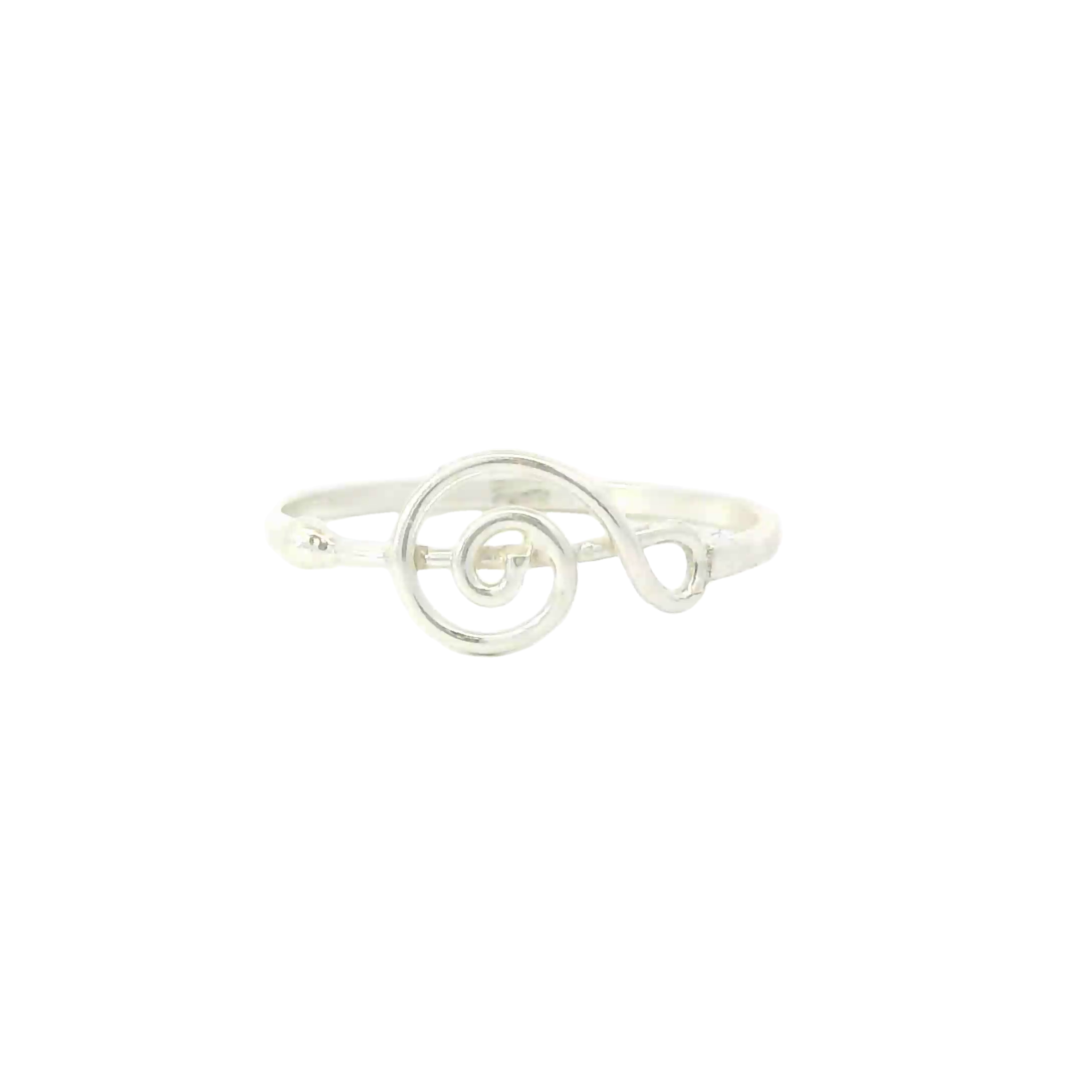 Sterling silver ring (Musical note)