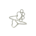 Sterling Silver ring (Paw & Heart)
