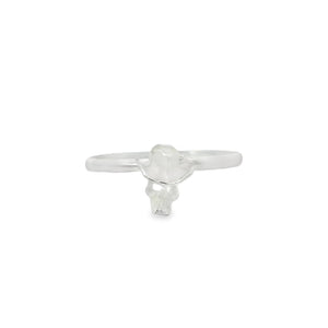 Sterling silver ring (Cowboy skull)
