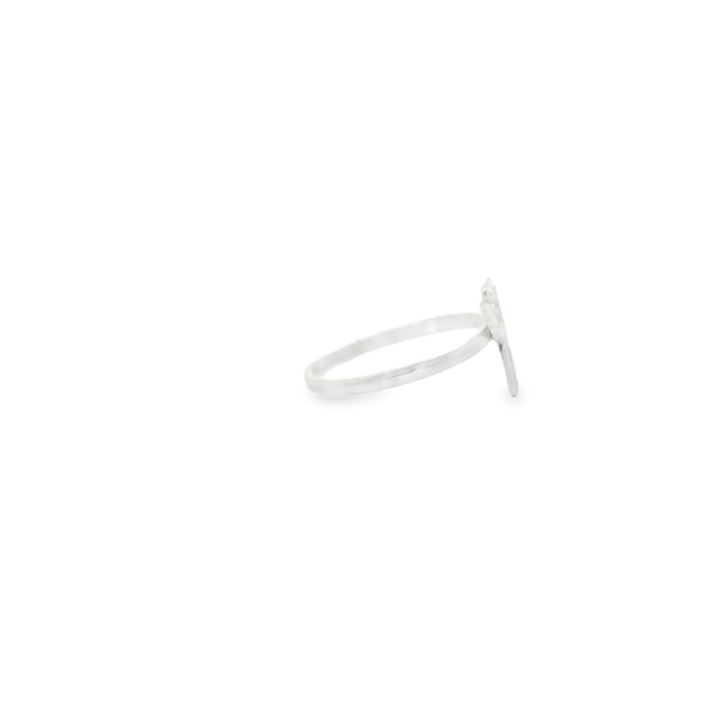 Tiny Hummingbird Sterling silver ring