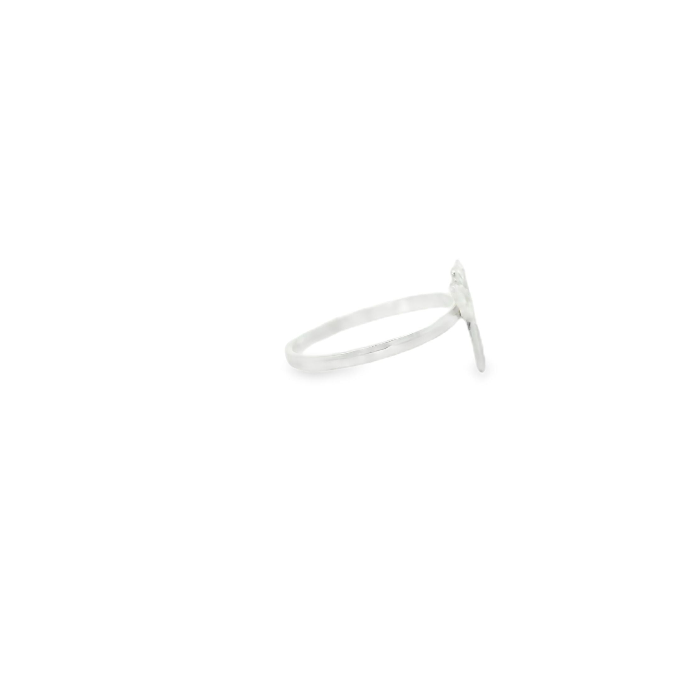 Tiny Hummingbird Sterling silver ring