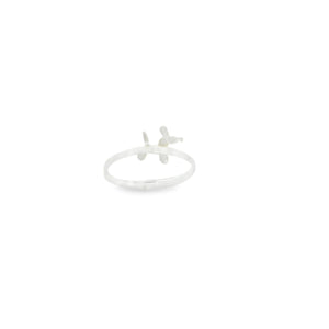 Sterling silver balloon dog ring