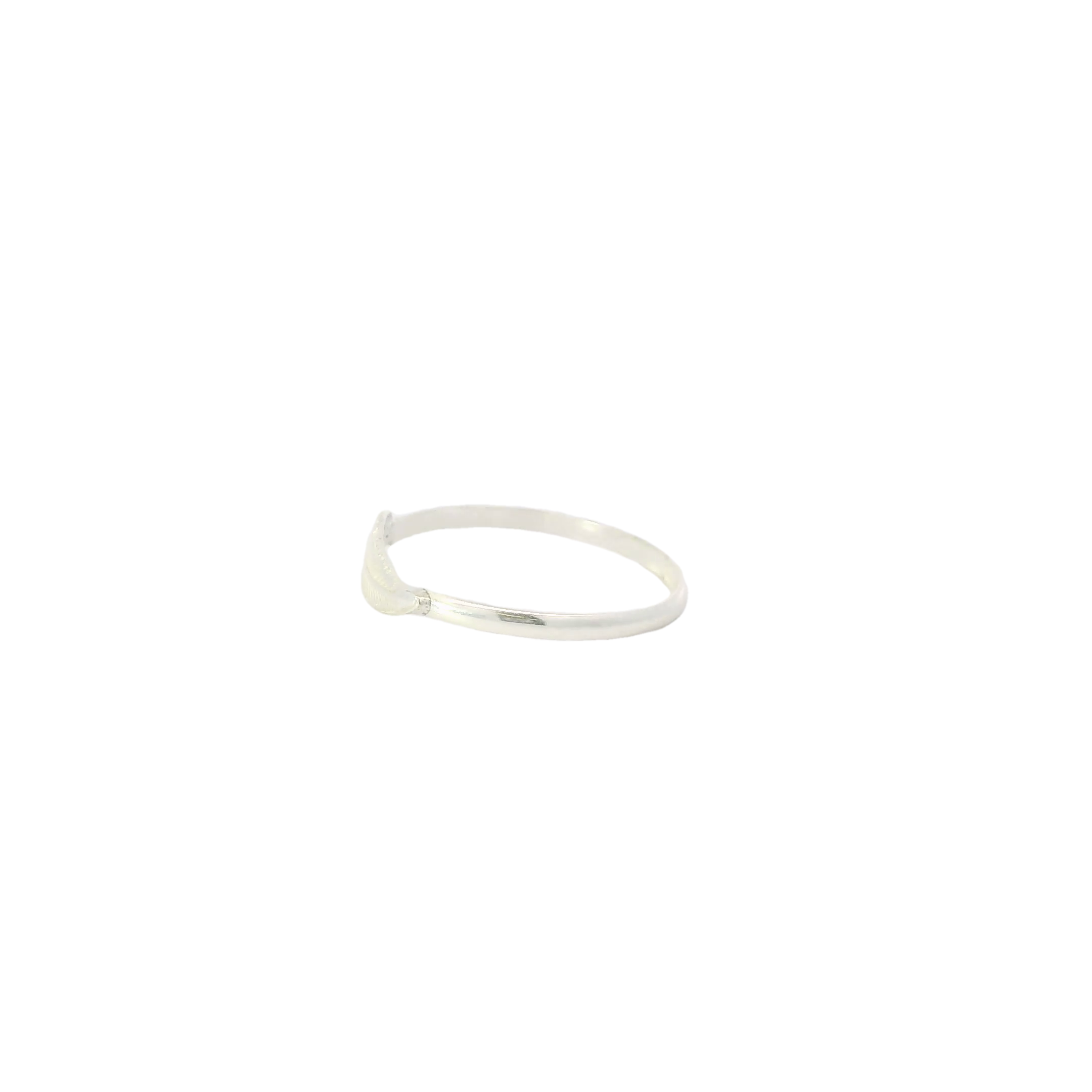 Sterling Silver feather ring