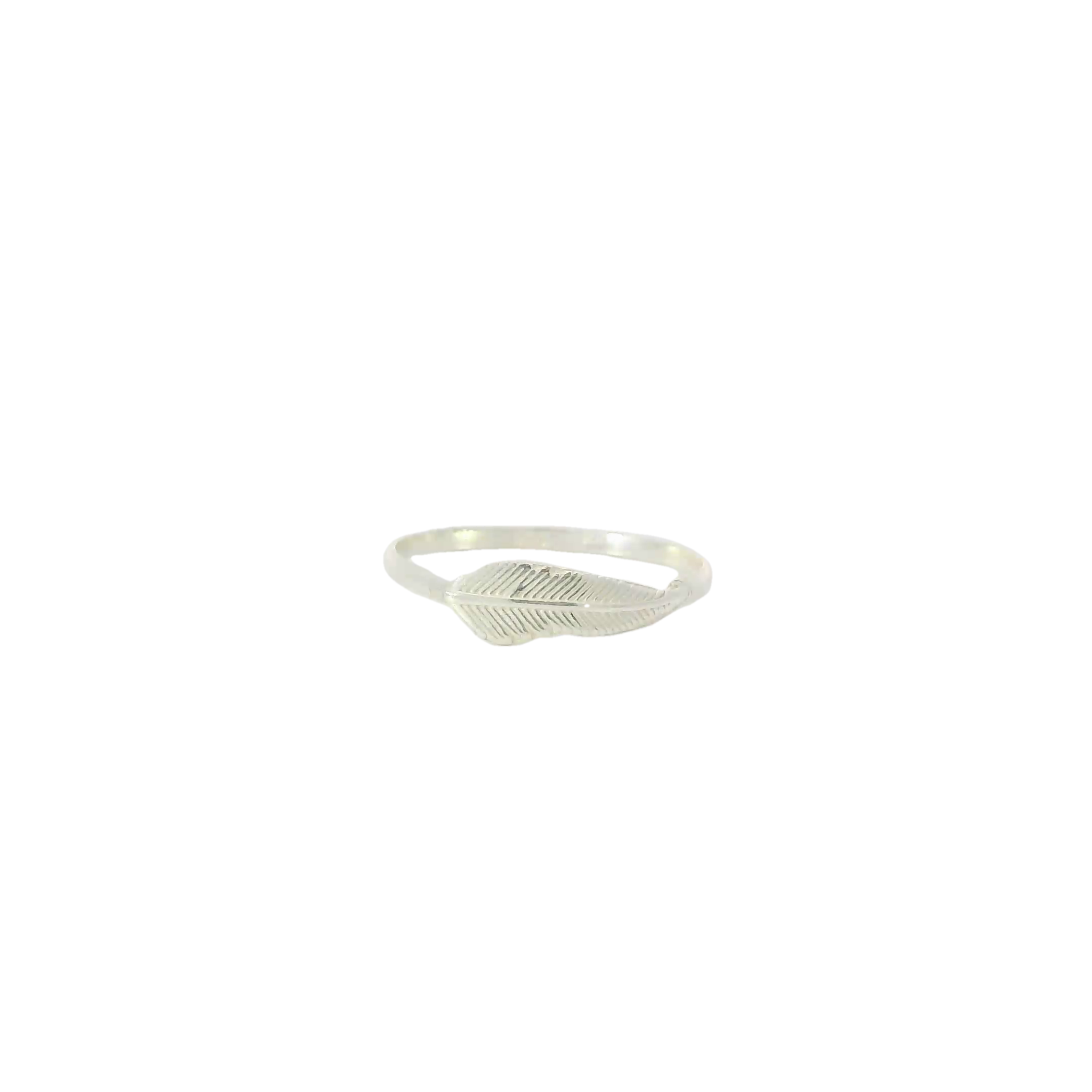Sterling Silver feather ring